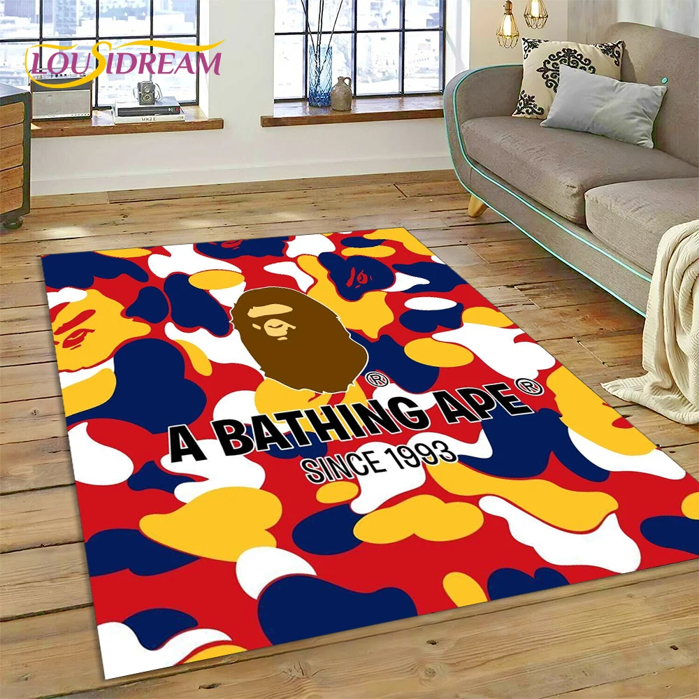 Kids Outdoor Lounge - 3D Baskı B-BAPE Moda Halı Halı