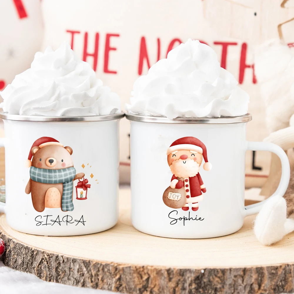 Kids Outdoor Gift Ideas - Kişiselleştirilmiş Noel Çocuk Sıcak Çikolata Kupa