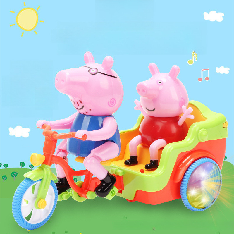 Ride On Toy Car - Pil Kumandalı Pembe Piggy Ride On