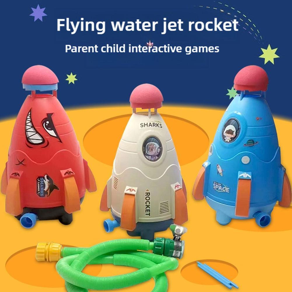 Kids Outdoor Garden Toys - Roketatar Oyuncaklar Roket Su Sprinkler Su