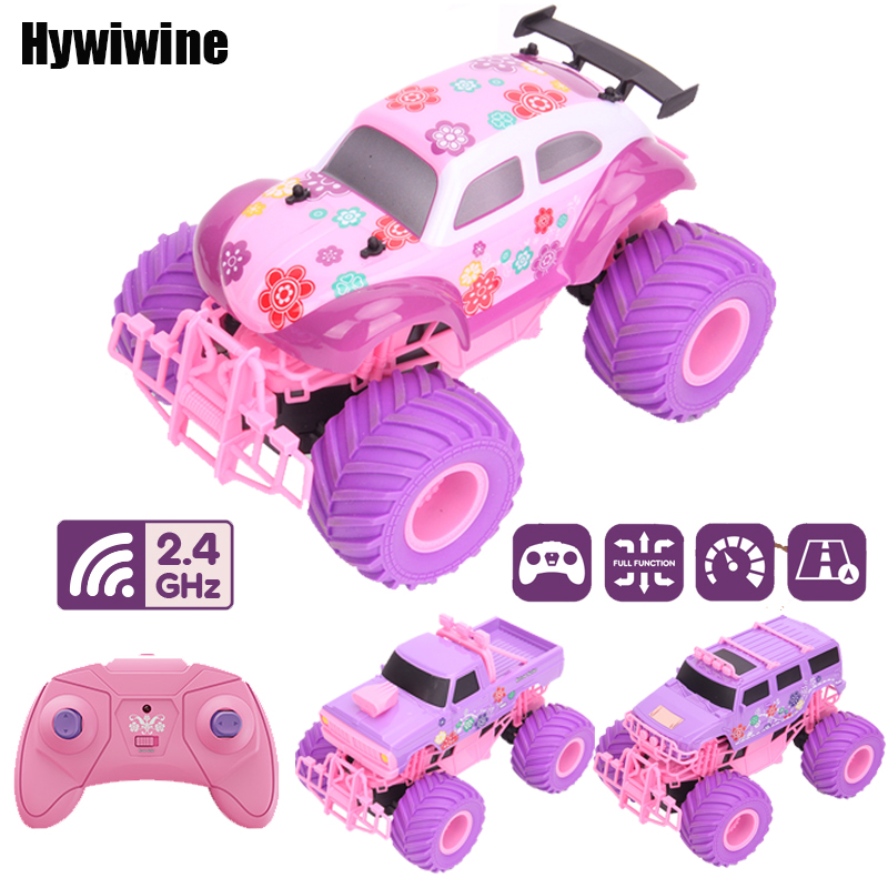 Ride On Toy Car - Pembe RC Araba Elektrikli Sürücü Off-Road