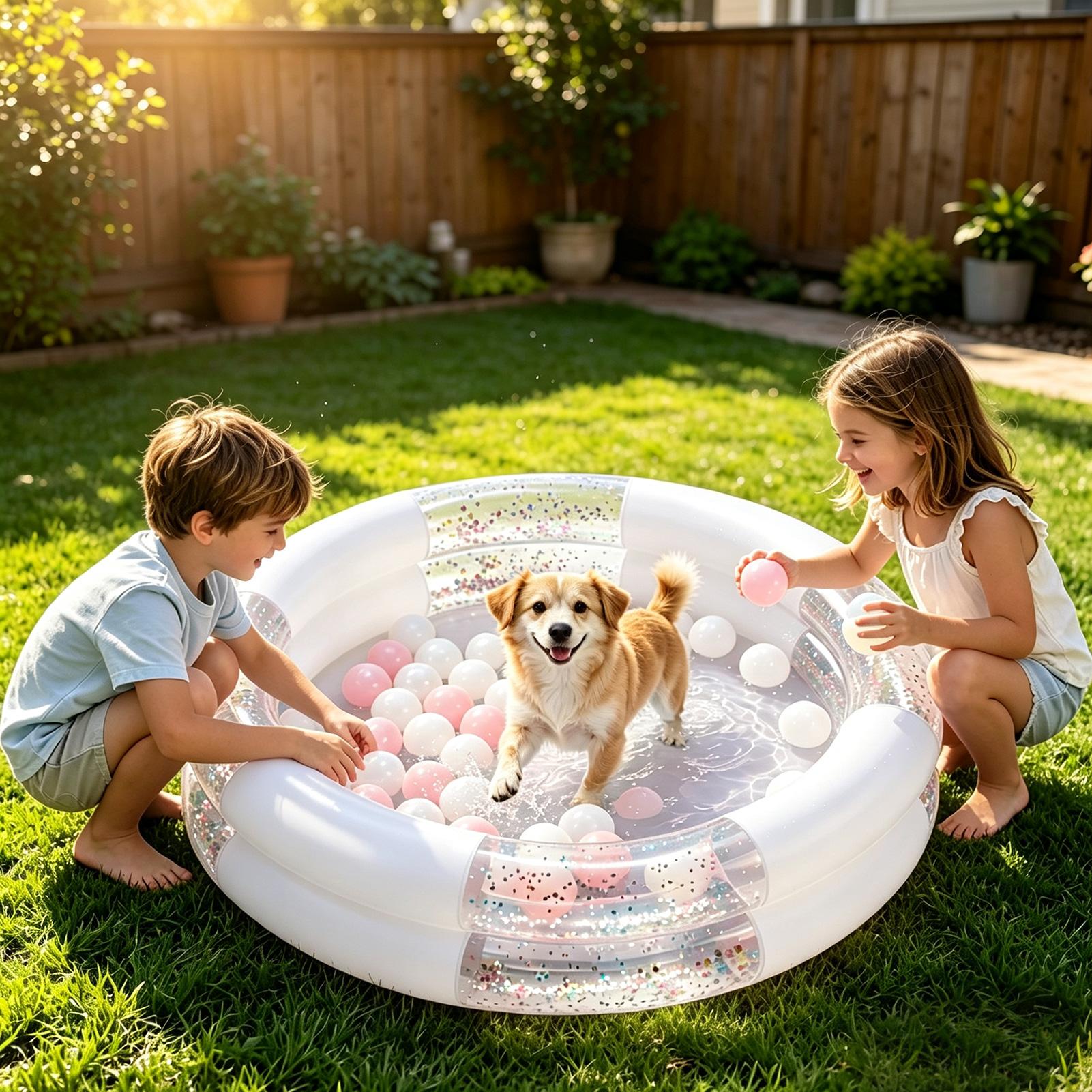 Kids Outdoor Garden Toys - Çocuk Havuzu Arka Bahçe Küçük Şişme