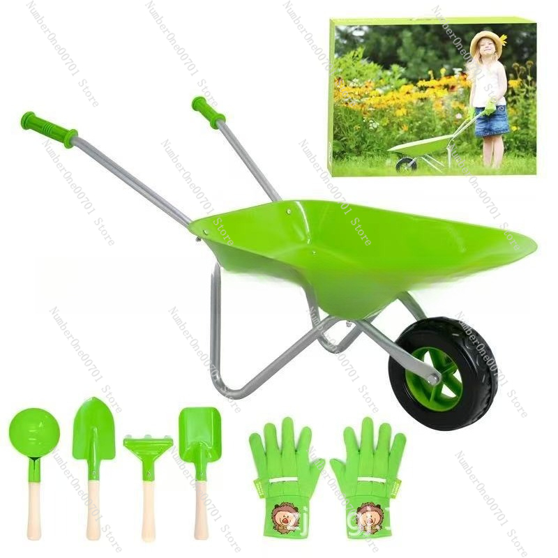 Kids Outdoor Garden Toys - Çocuklar İçin Açık Hava El Arabası,