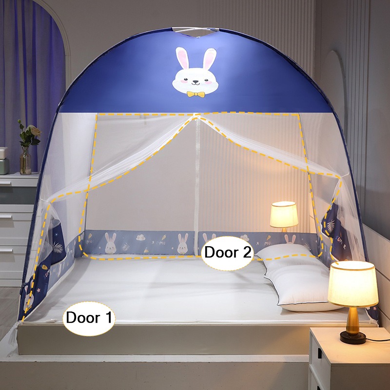 Kids Outdoor Yurt - Yatak için Açılır Sineklik, Anında Katlanabilir