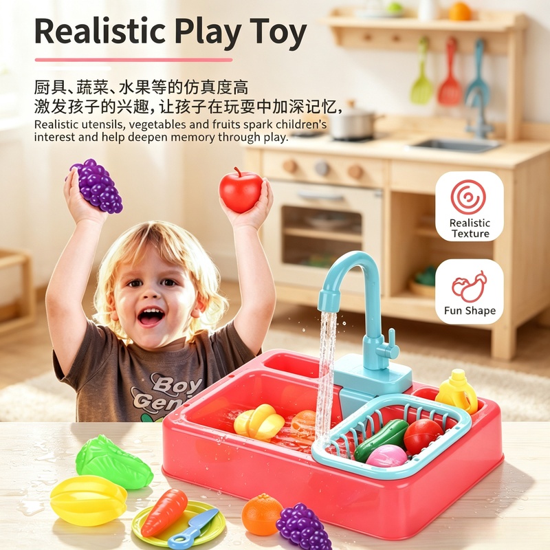 Mutfak Oyuncak Plastik Bulaşık - Kids Outdoor Kitchen incelemesi ve fiyatı