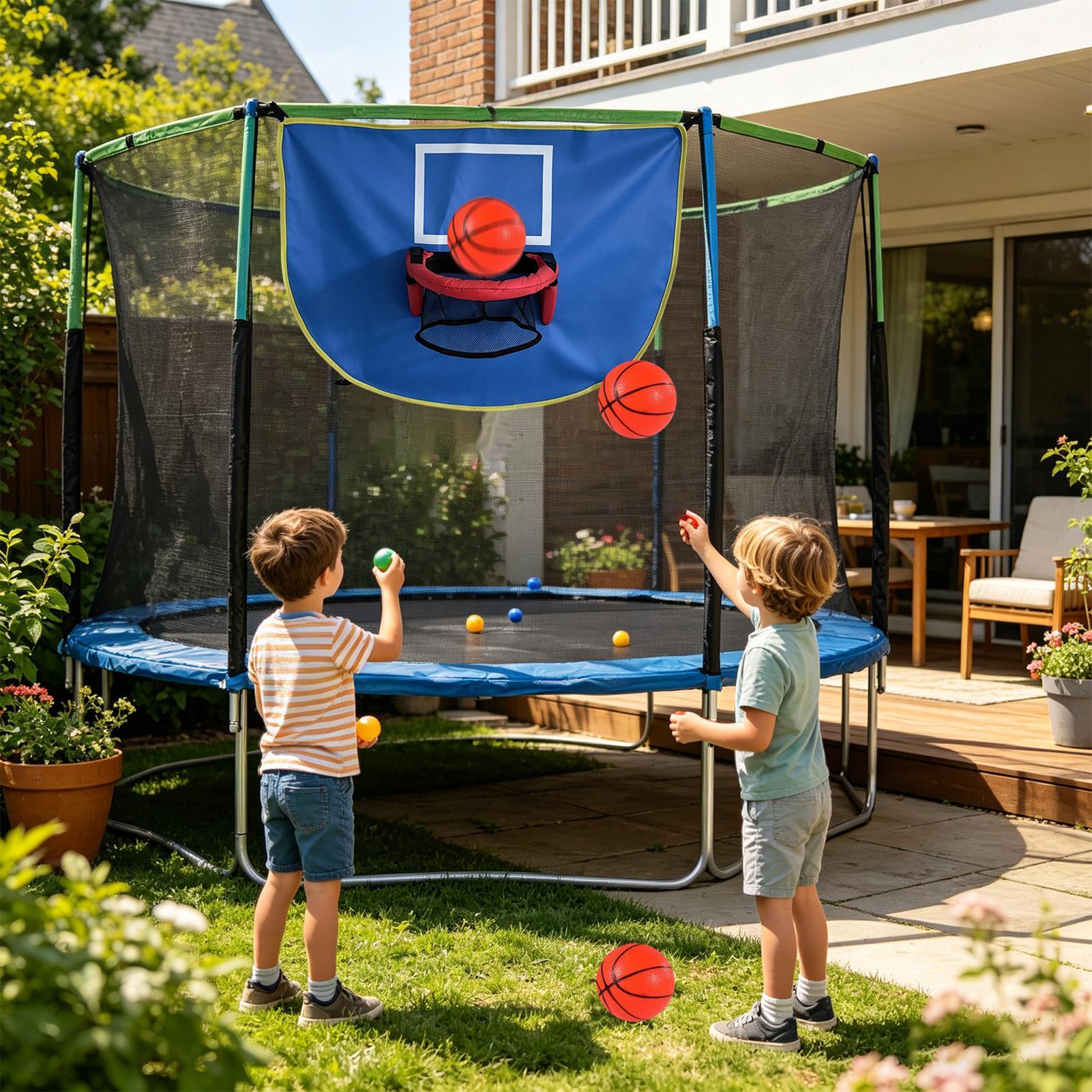 Pompalı ve 3 Toplu Trambolin B - Kids Outdoor Basketball Hoop incelemesi ve fiyatı