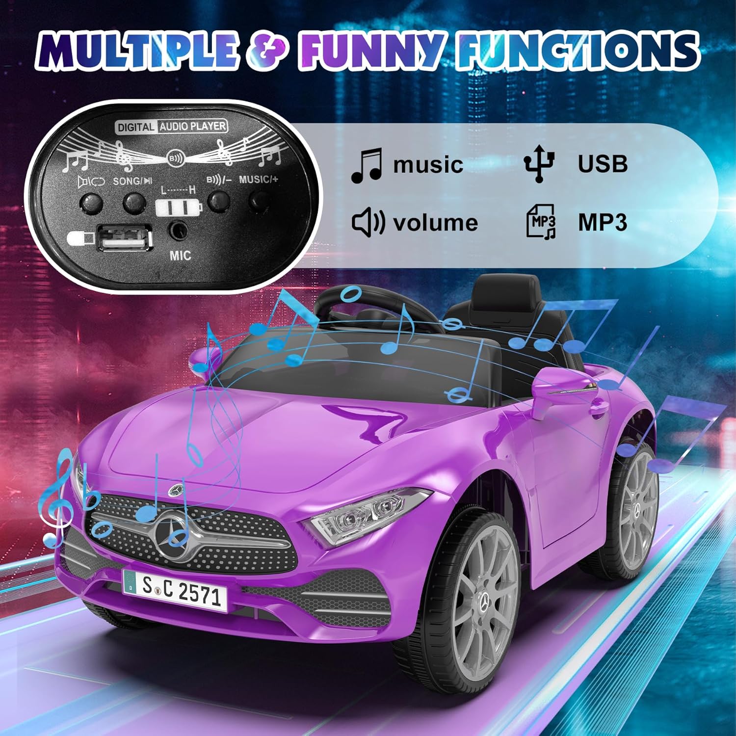 Çocuklar için 12V Akülü Elektr - Ride On Toy Car incelemesi ve fiyatı