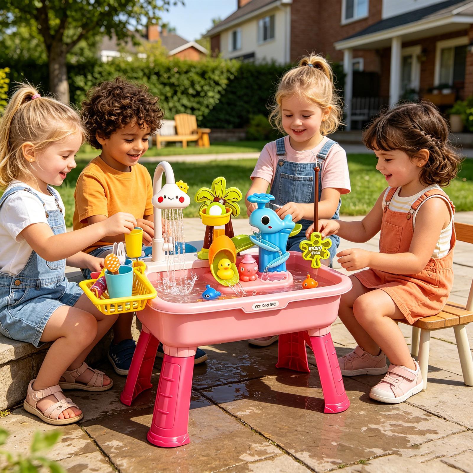 Çocuklar İçin Elektrikli, Su A - Kids Outdoor Kitchen incelemesi ve fiyatı