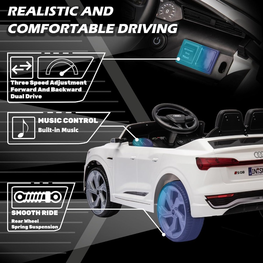 12V Lisanslı Audi SQ8 Akülü Ar - Ride On Toy Car incelemesi ve fiyatı