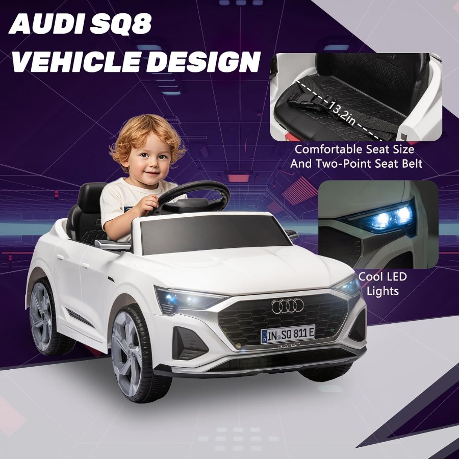 12V Lisanslı Audi SQ8 Akülü Ar - Ride On Toy Car incelemesi ve fiyatı