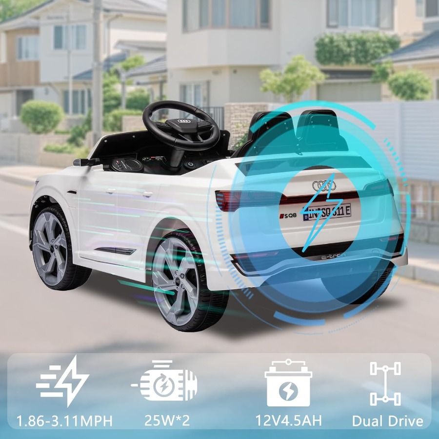 12V Lisanslı Audi SQ8 Akülü Ar - Ride On Toy Car incelemesi ve fiyatı